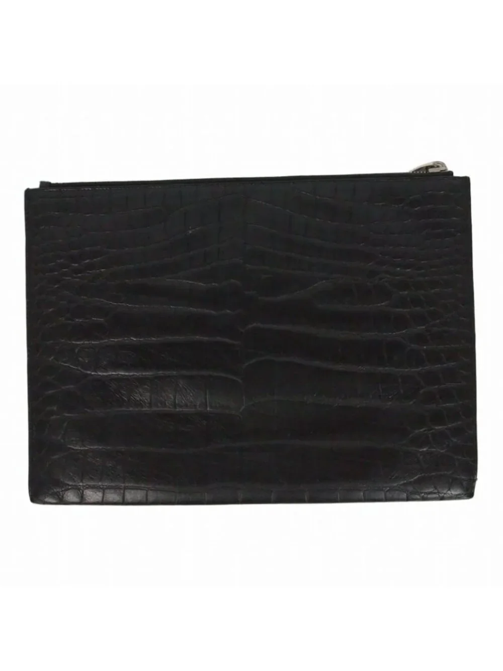 ★SOLD★ Saint Laurent Paris Croco Clutch - Picture 2 of 6